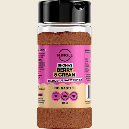 Mingle Shonas Berry & Cream All Natural Sweet Topper 110g