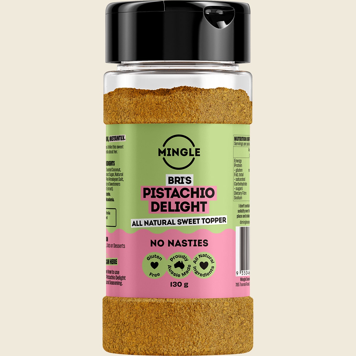 Mingle Bris Pistachio Delight All Natural Sweet Topper 130g