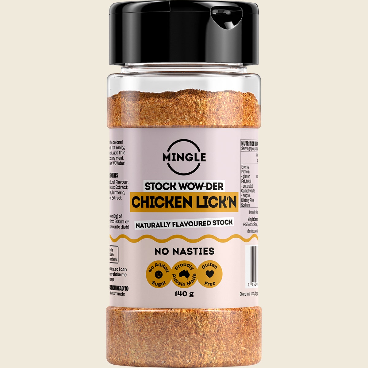 Mingle Chicken Lick'n Naturally Flavoured Stock 140g