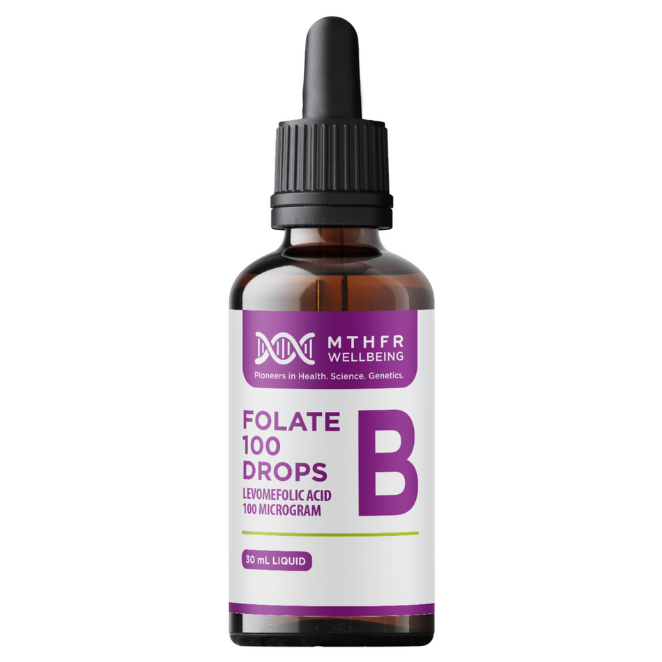 MTHFR Wellbeing Folate B9 100 Drops 30ml
