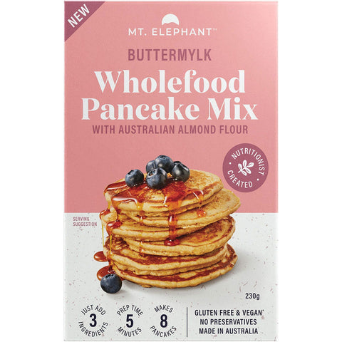 MT. ELEPHANT Wholefood Pancake Mix Buttermylk 5x230g