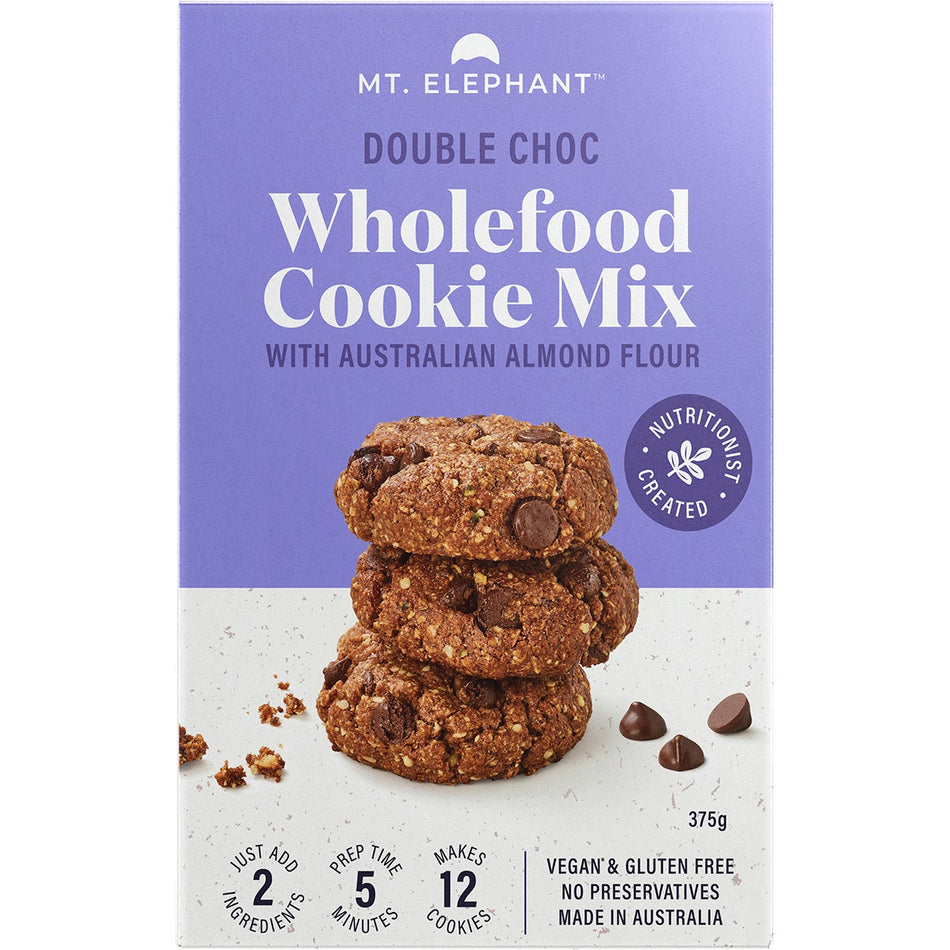 MT. ELEPHANT Superfood Cookie Mix Double Choc 5x375g