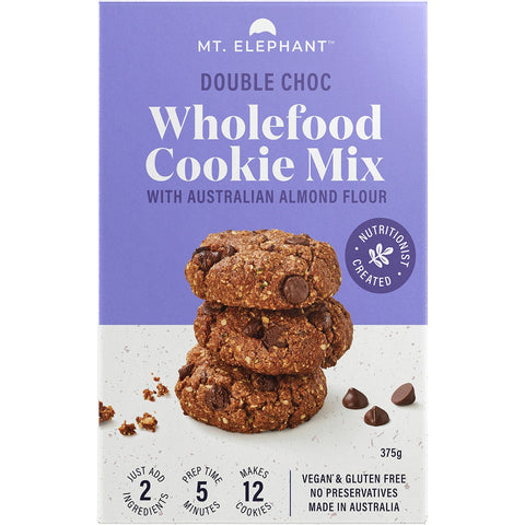 MT. ELEPHANT Superfood Cookie Mix Double Choc 5x375g