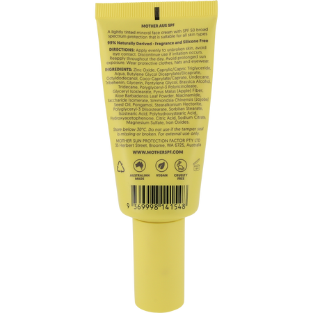 Mother SPF Tinted Base Mineral Sunscreen SPF50 50g