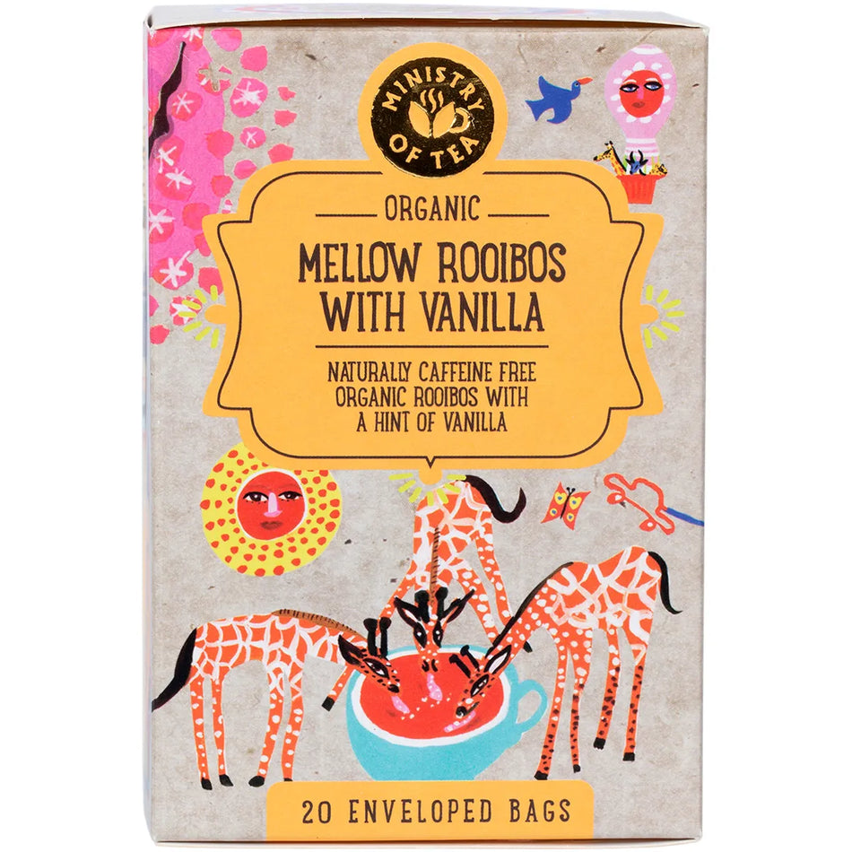 MINISTRY OF TEA Organic Mellow Rooibos with Vanilla Tea Bags 20pk