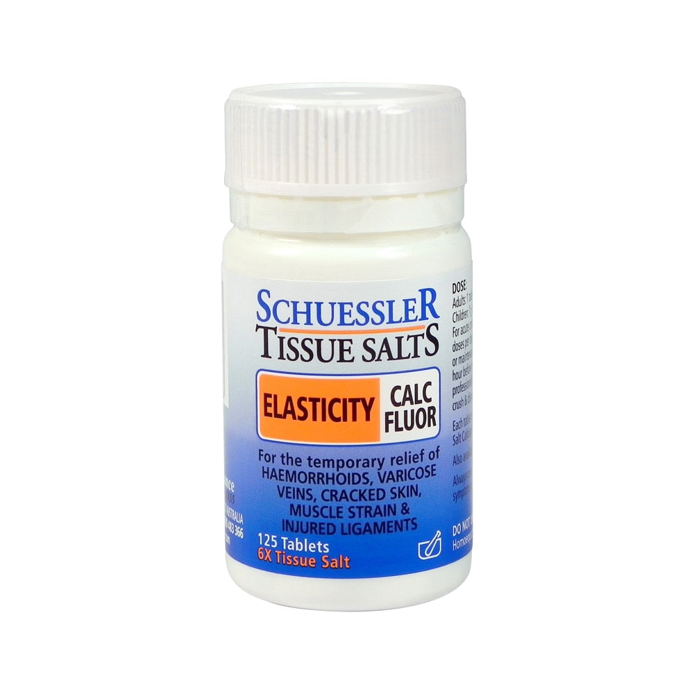 Martin & Pleasance Schuessler Tissue Salts Calc Fluor Skin Elasticity 125t