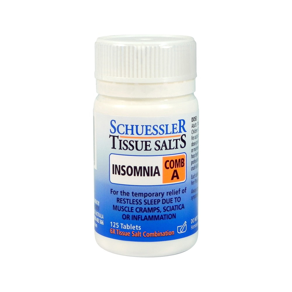 Martin & Pleasance Schuessler Tissue Salts Comb A Insomnia 125t
