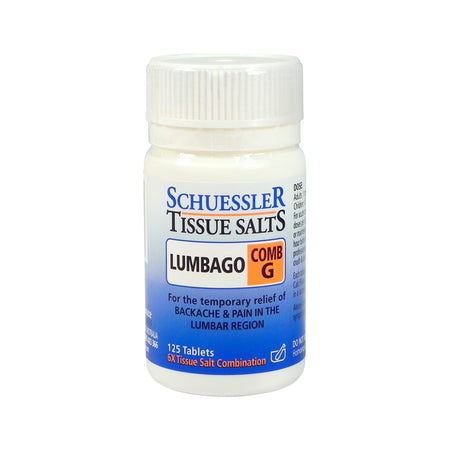 Martin & Pleasance Schuessler Tissue Salts Comb G Lumbago 125t