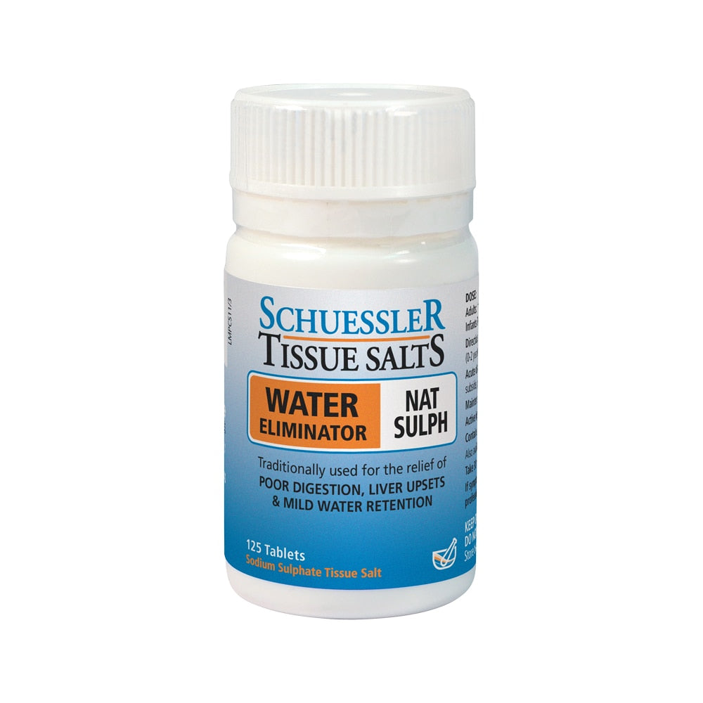 Martin & Pleasance Schuessler Tissue Salts Nat Sulph Water Eliminator 125t