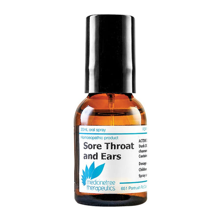Medicine Tree Therapeutics Sore Throat and Ears 20ml Oral Spray