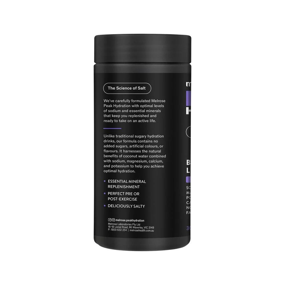 Melrose Peak Hydration Blackberry Lemonade 180g