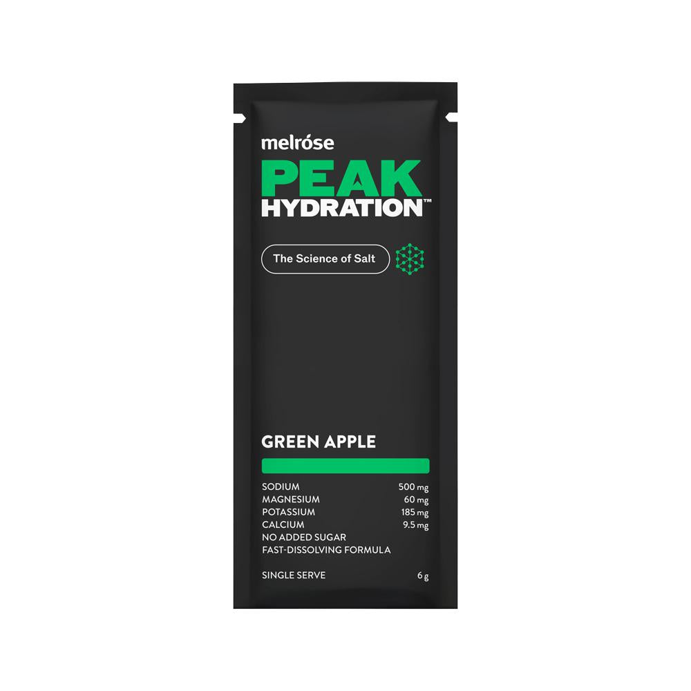 Melrose Peak Hydration Green Apple Sachet 6g X 20 Pack