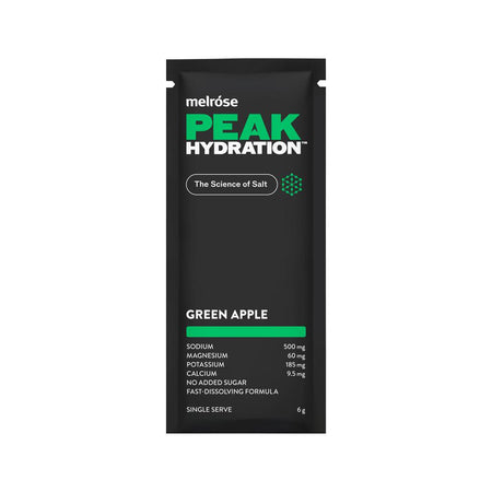 Melrose Peak Hydration Green Apple Sachet 6g X 20 Pack