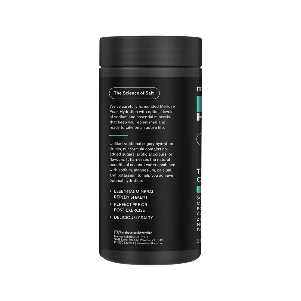 Melrose Peak Hydration Gut Restore Tropical 210g