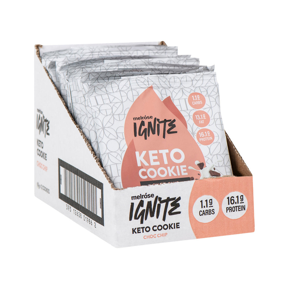Melrose Ignite Keto Cookie Choc Chip 60g Pack of 12