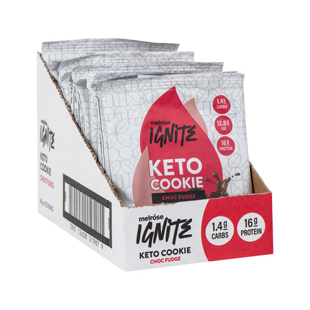 Melrose Ignite Keto Cookie Choc Fudge 60g Pack of 12