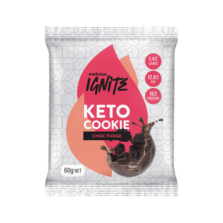 Melrose Ignite Keto Cookie Choc Fudge 60g Pack of 12
