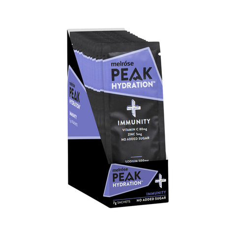 Melrose Peak Hydration + Immunity Blackcurrant Sachet 7g(Pack of 20)