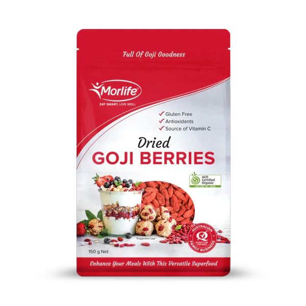 Morlife Organic Dried Goji Berries 150GM