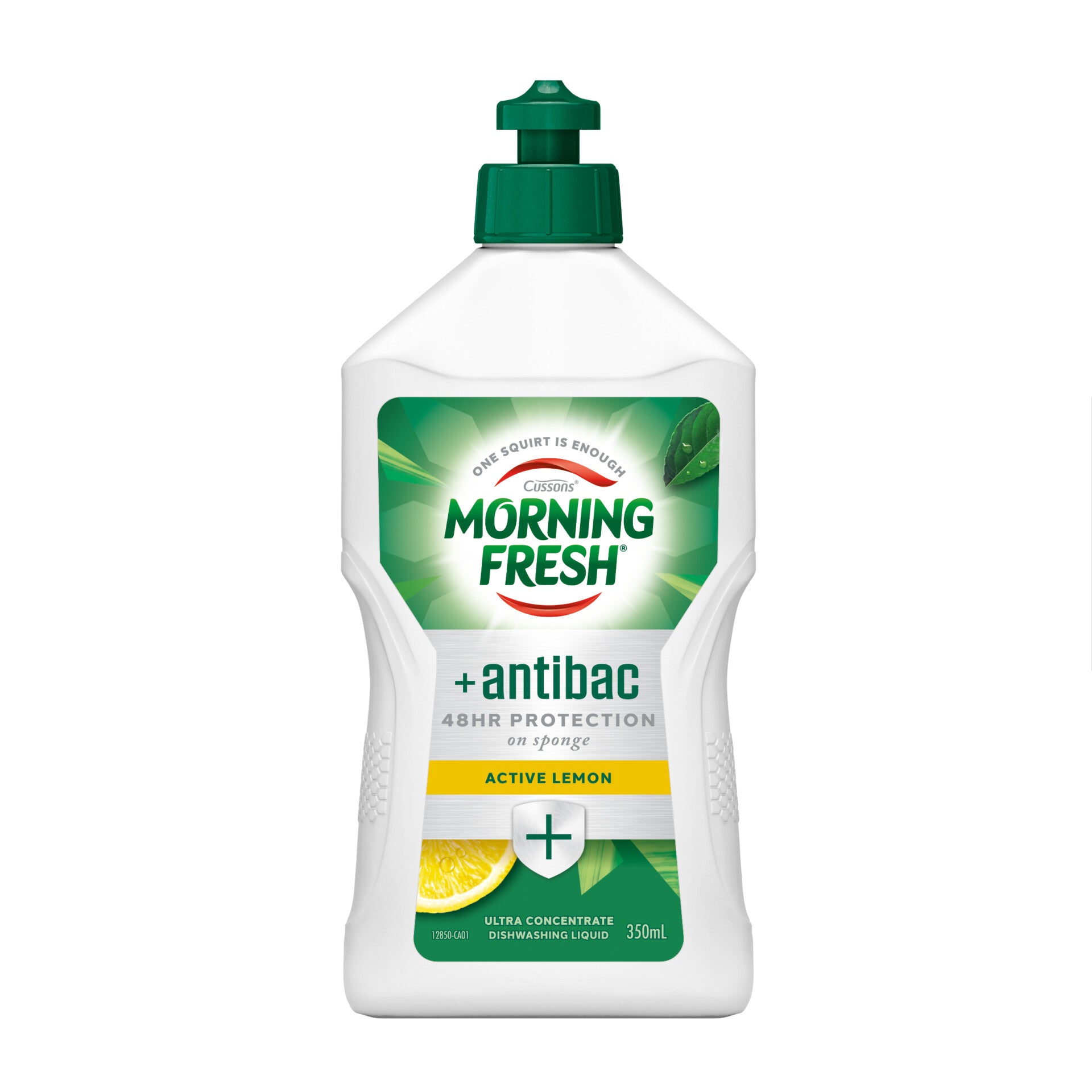 Morning Fresh Dishwashing Liquid Antibacterial Active Lemon 350mL