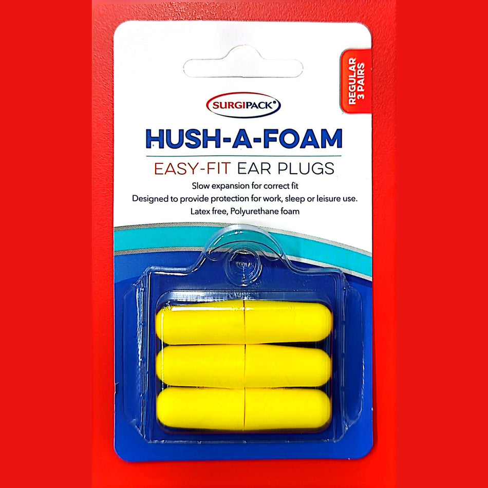 Surgipack Hush-A-Foam Ear Plugs 3Pr 6957