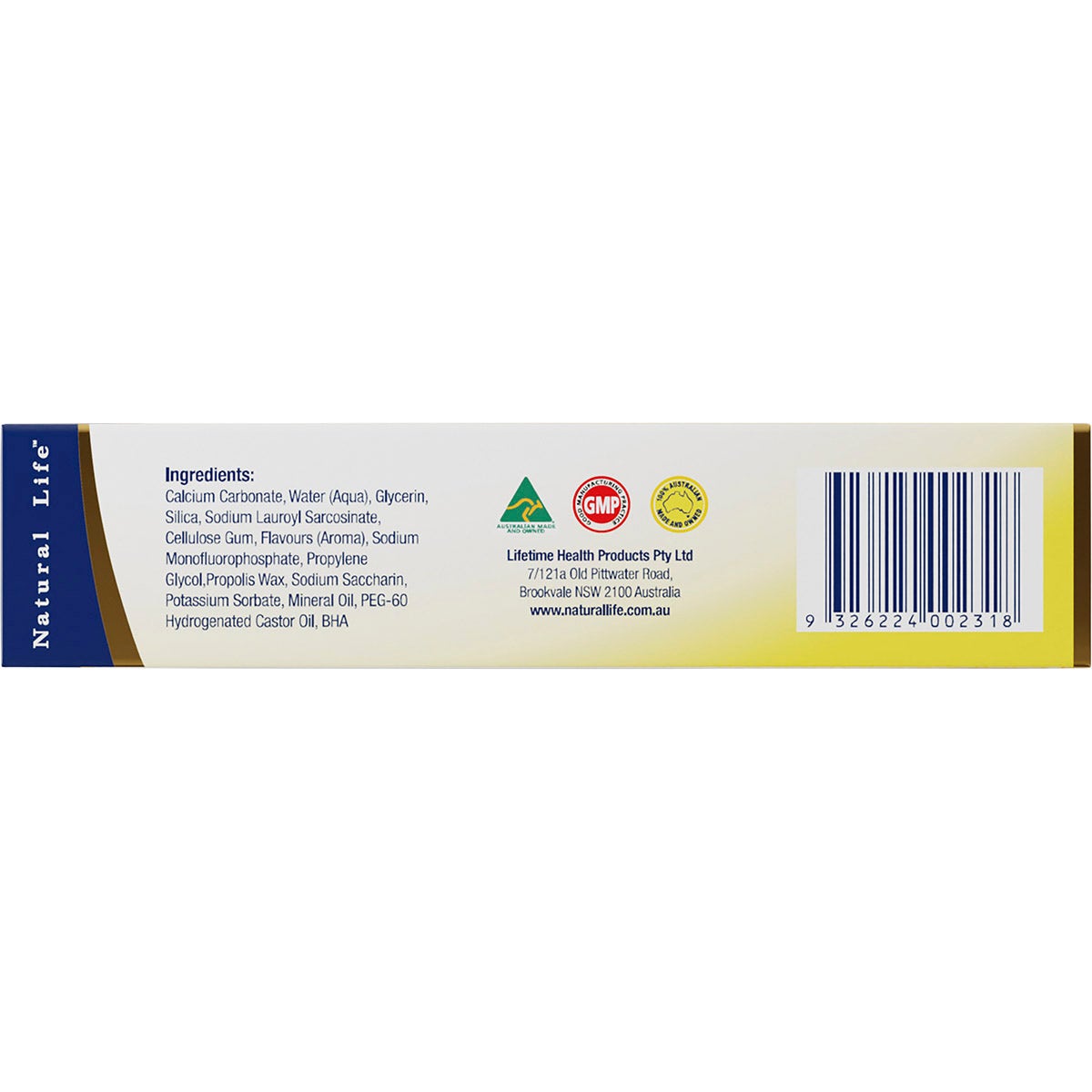 Natural Life Propolis Toothpaste 110g