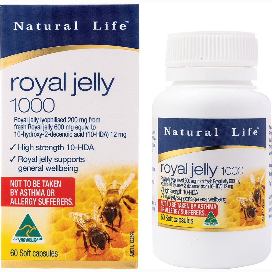 Natural Life Royal Jelly 1000 60c