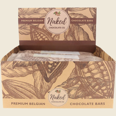 Naked Chocolate Co Milk Chocolate Bar Coconut Rough 12x60g