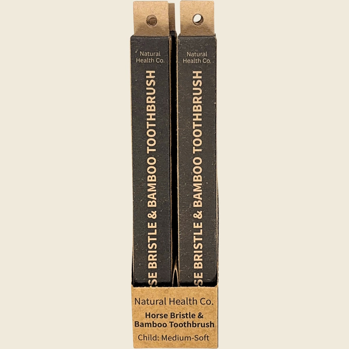 Natural Health Co Horse Bristle & Bamboo Toothbrush Child Med-Soft 12x1pk
