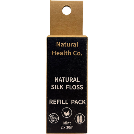 Natural Health Co Silk Floss Refill 2 Pack 60m x 8 Pack
