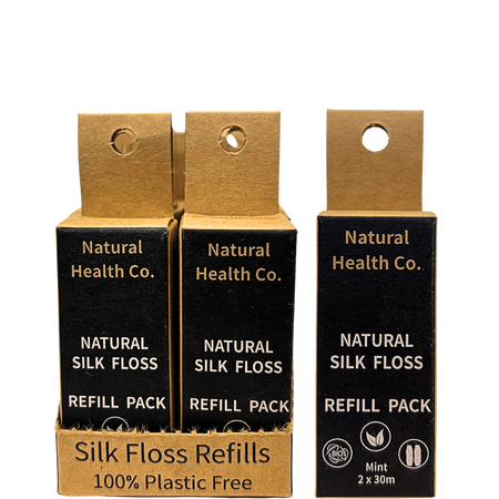 Natural Health Co Silk Floss Refill 2 Pack 60m x 8 Pack
