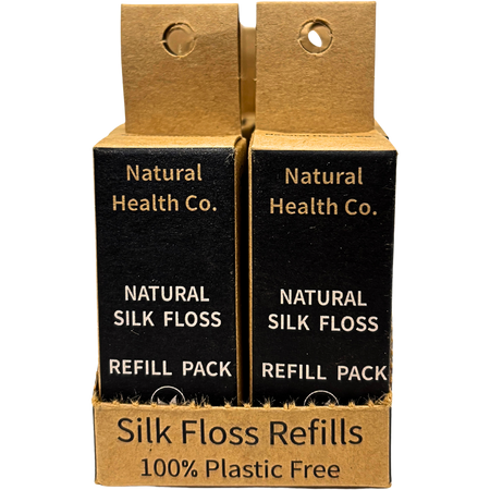 Natural Health Co Silk Floss Refill 2 Pack 60m x 8 Pack
