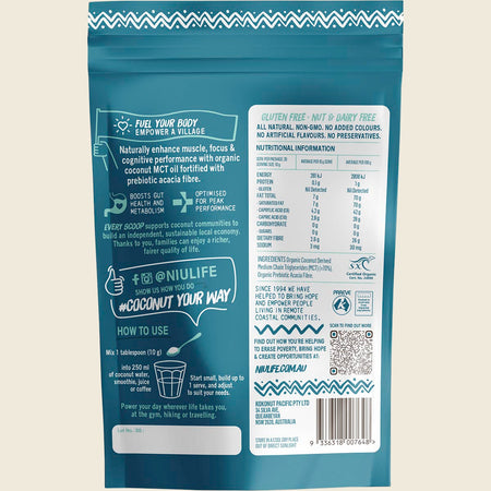 Niulife Organic Coconut MCT Oil Powder 200g