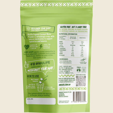 Niulife Organic Coconut Water Powder 200g