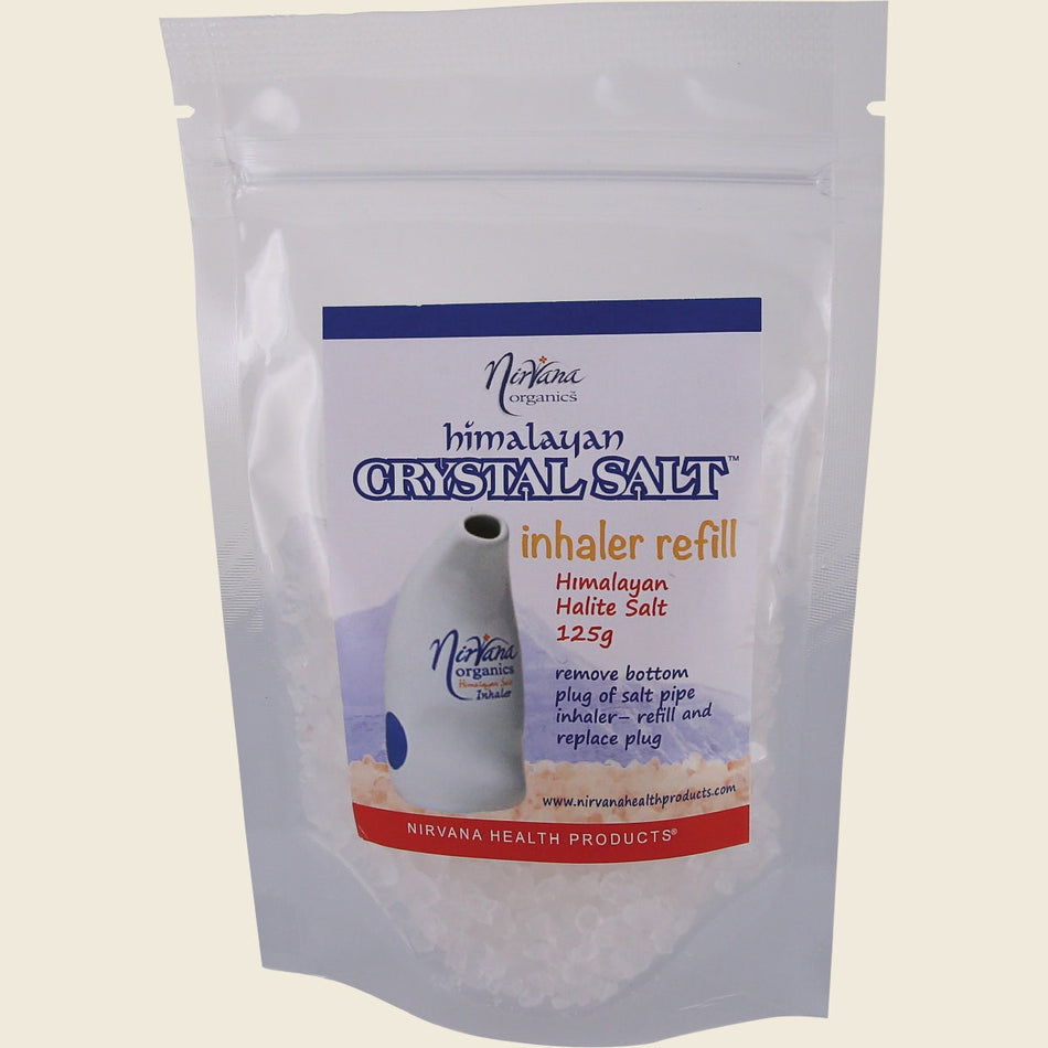 Nirvana Organics Himalayan Crystal Salt Inhaler Refill 125g