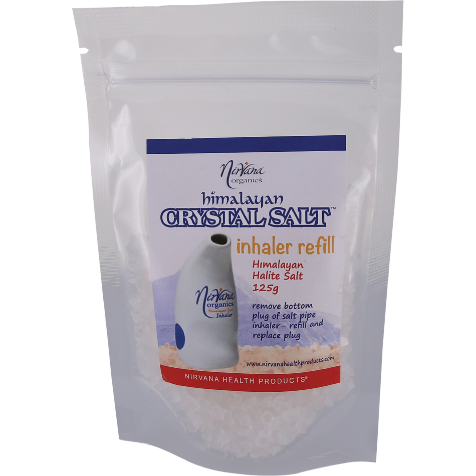 Nirvana Organics Himalayan Crystal Salt Inhaler Refill 125g