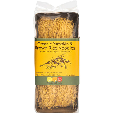 NUTRITIONIST CHOICE Rice Noodles Pumpkin & Brown 200g