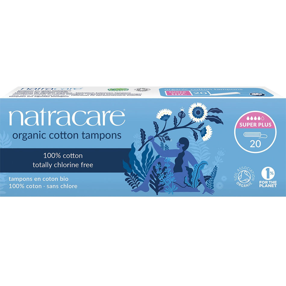 NATRACARE Tampons (Non-Applicator) Super Plus 20