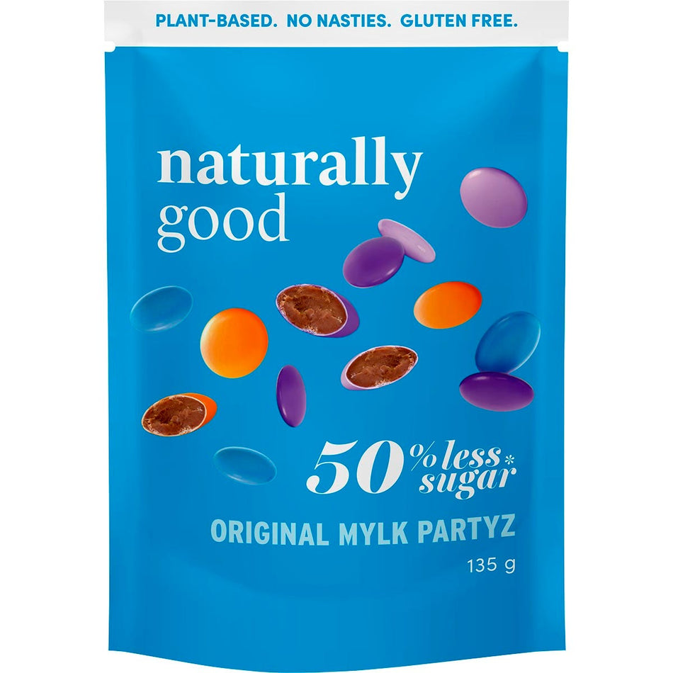 NATURALLY GOOD Original Mylk Partyz 35% less sugar 6x135g