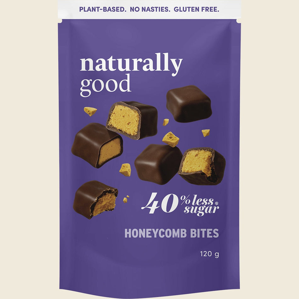 Naturally Good Choc Honeycomb Bites 6x120g