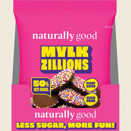 Naturally Good Mylk Zillions 50% less sugar 10x50g
