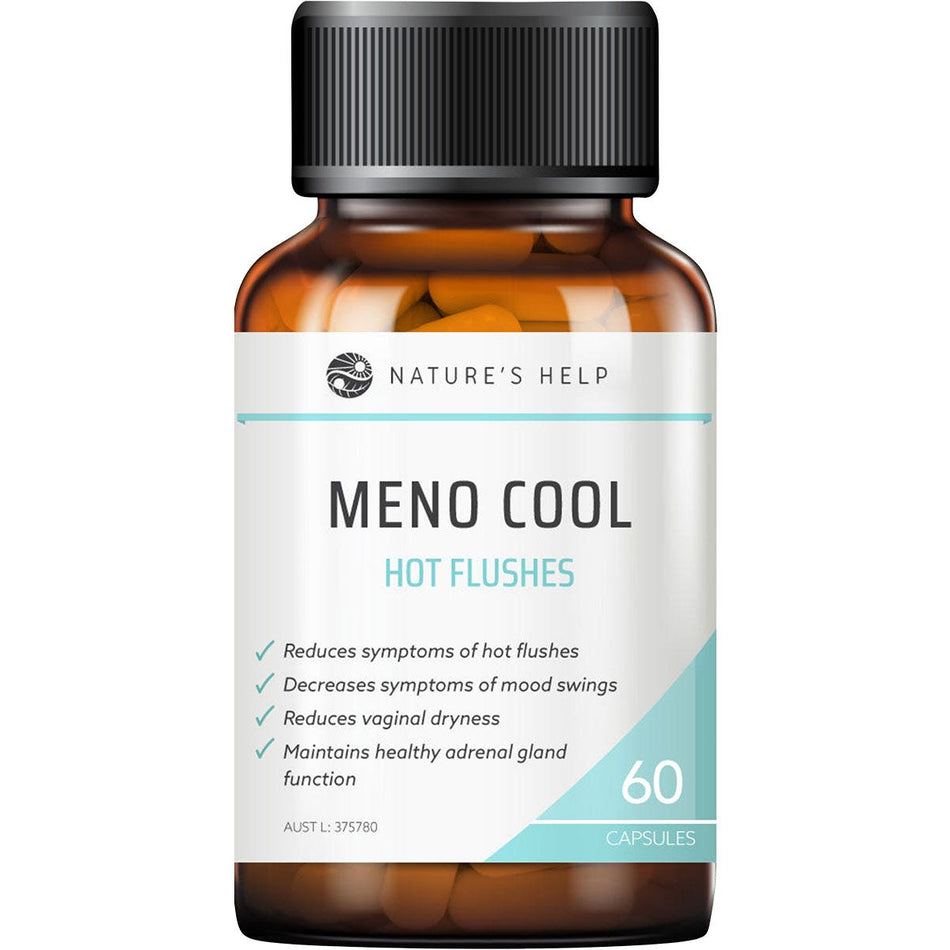 NATURE'S HELP Meno Cool Hot Flushes Capsules 60 Caps