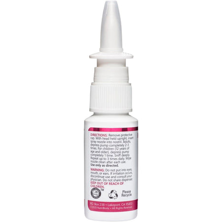 NUTRIBIOTIC Nasal Spray Pump 29.5ml