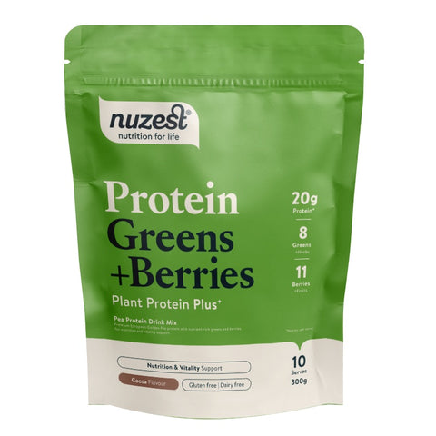 Nuzest Protein Greens & Berries Cocoa 300g