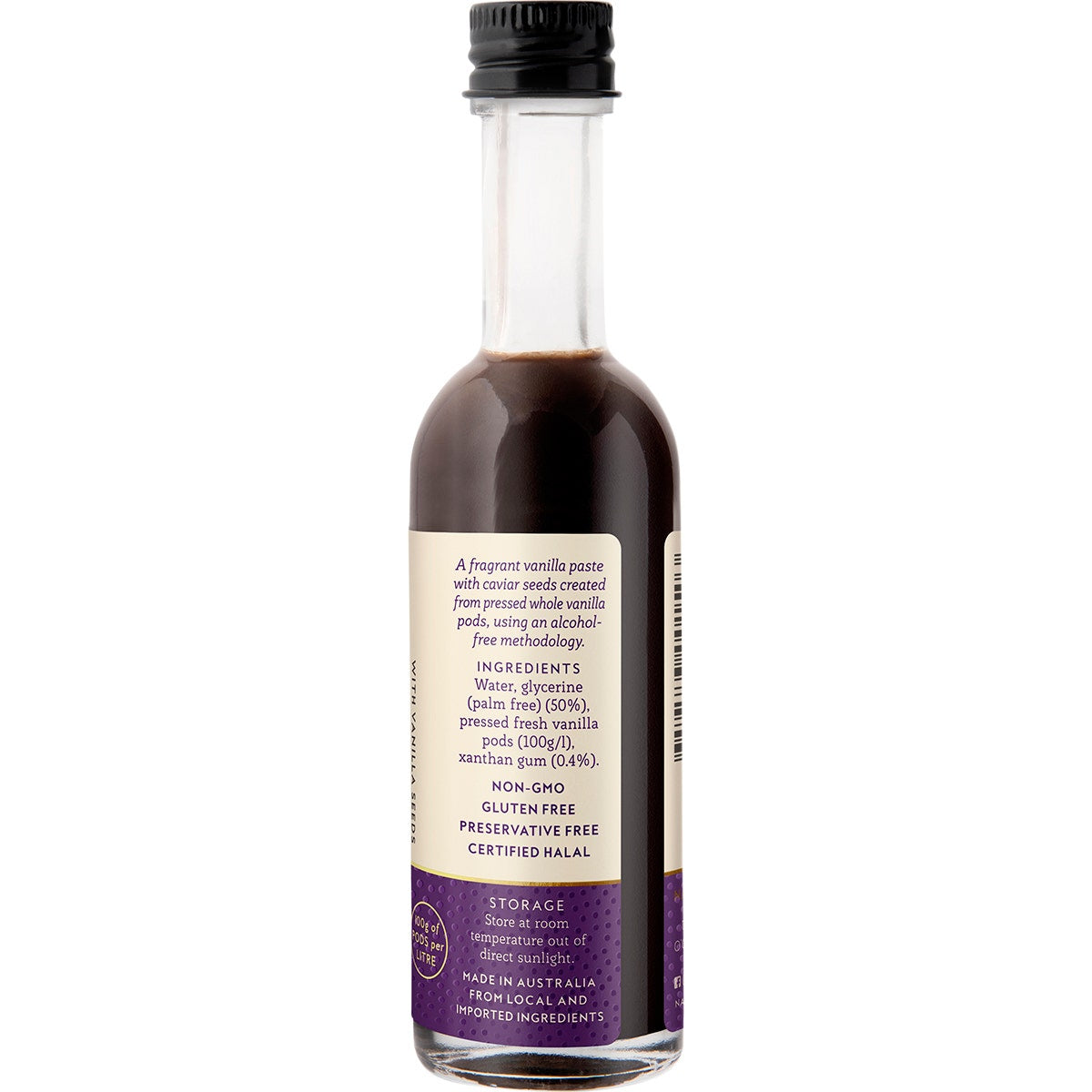 NATURAL VANILLA COMPANY Alcohol Free Vanilla Paste 50ml