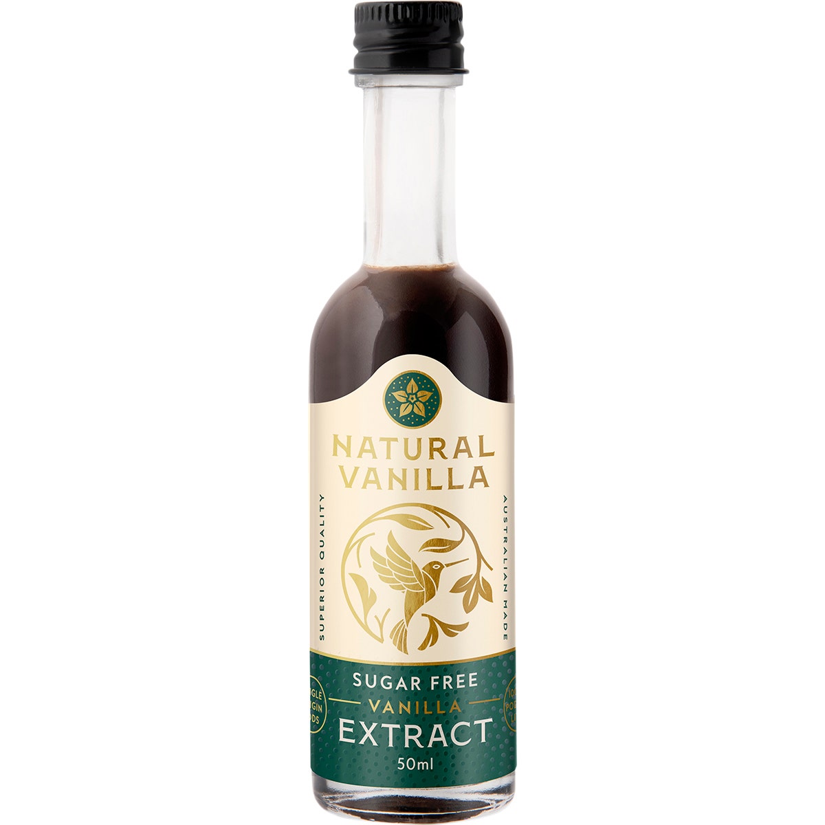 NATURAL VANILLA COMPANY Sugar Free Vanilla Extract 50ml