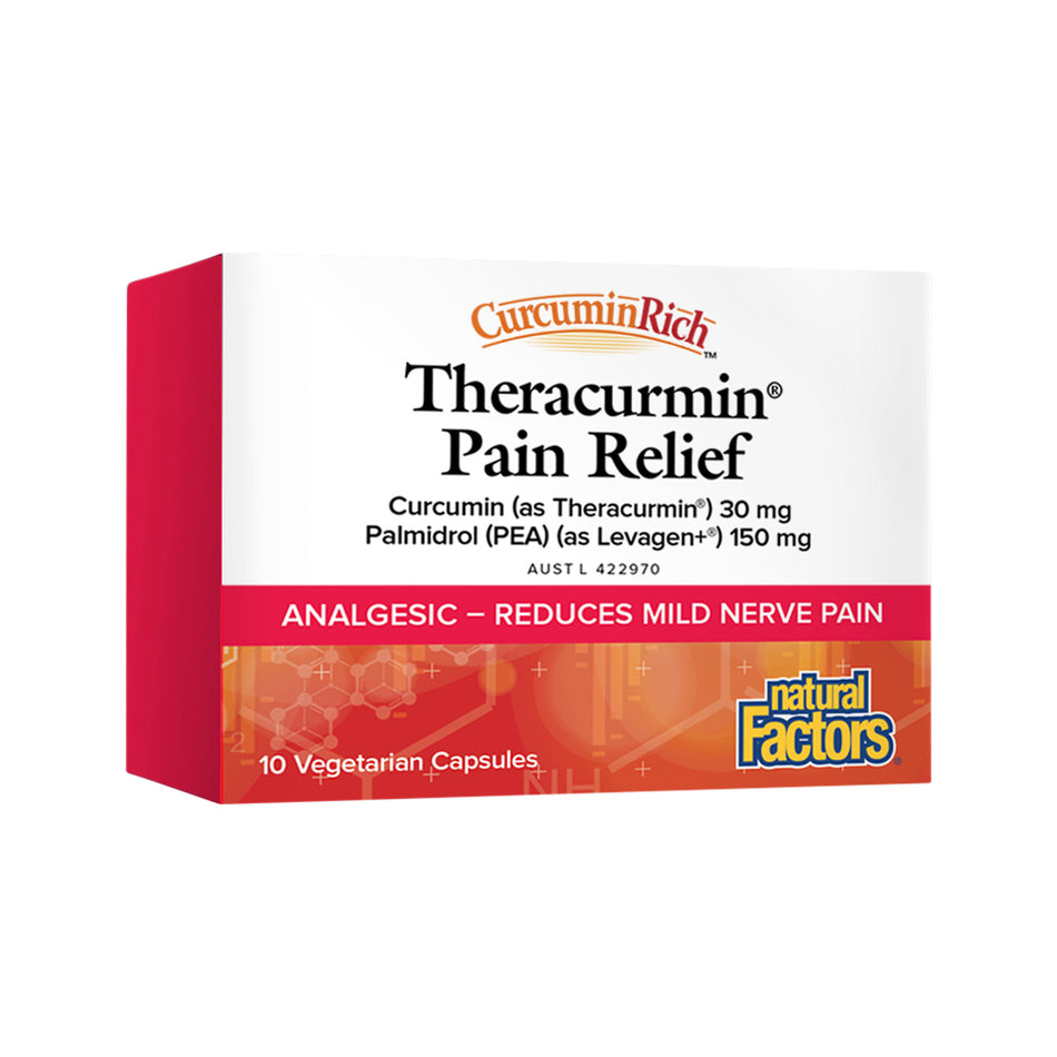 Natural Factors Theracurmin Pain Relief 10 Vegan Capsules