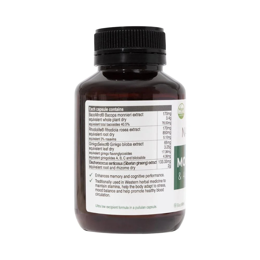 Naturobest Mood Memory & Adrenal Support 60c