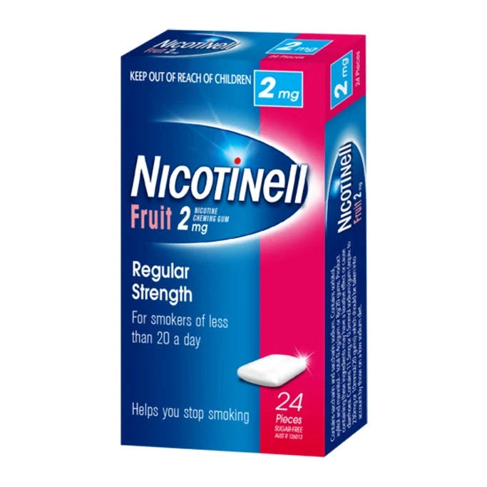 Nicotinell Fruit Gum 2mg 24 Pack