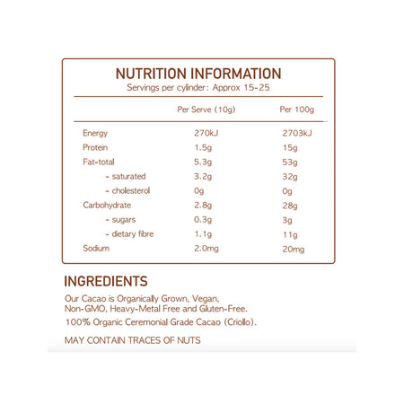 Nourish Hub Ceremonial Grade Cacao 250g